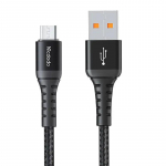 Mcdodo CA-2280 datu pārraides un uzlādes vads | USB-A uz Micro USB | 15W | 0.2m | melns