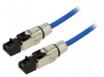 Patch cord | S/FTP | Cat 8.1 | RJ45 plug,both sides | stranded | Cu | 1m