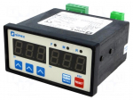 Counter: electronical | LED x2 | pulses | 999 | supply | IP65