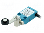 Limit switch | lever R 40mm, plastic roller &Oslash;18mm | NO + NC | 10A