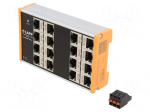 Industrial module: switch Ethernet | unmanaged | 18&divide;30VDC | RJ45