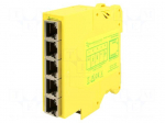 Industrial module: switch Ethernet | unmanaged | 5&divide;30VDC | RJ45