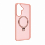 Back panel cover Evelatus Samsung Galaxy A37 / A36 Shield Case With MagSafe & Stand Matte Ring Light Pink