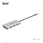 Club3D USB-jaotur USB 3.1 t&uuml;&uuml;p C > 4x USB 3.1 t&uuml;&uuml;p A 10Gbps jaem&uuml;&uuml;k