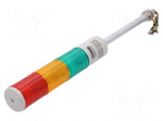 Signaller: signalling column | LED | red/amber/green | Usup: 24VDC