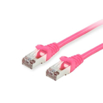 Kaabel Patchkabel Cat6 S/FTP 2xRJ45 30.00m pink LSZH pol&uuml;kotis