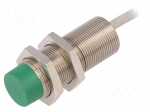 Sensor: inductive | Output conf: PNP / NO | 0&divide;12mm | 10&divide;30VDC | M18