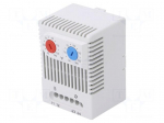 Sensor: thermostat | Contacts: NC + NO | 10A | 250VAC | IP20 | -45&divide;80&deg;C