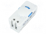 Sensor: thermostat | Contacts: NO | 10A | 250VAC | IP20 | Mounting: DIN