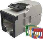 Moduł Keystone beznarzędziowy samozaciskowy SOLARIX Cat.6 STP RJ45 RAL