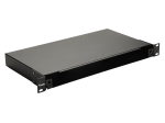 Equip 19" Fiber Optic Space Box, 1U, without front panel, Black