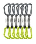 Edelrid 737910106270 climbing carabiner Locking carabiner D-shaped Green, Grey 6 pc(s)