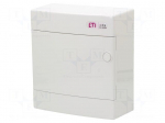 Enclosure: for modular components | IP40 | white | No.of mod: 8 | ABS