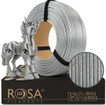 Filaments PLA Galaxy Briliant Silver 1.75mm 1kg Rosa3D