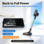 2500mAh Replacement Battery for Eureka NEC410BKC, ReactiClean 410 Stick Vacuum