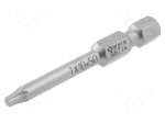 Screwdriver bit | Torx&reg; | TX10 | Overall len: 50mm