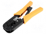 Tool: for RJ plug crimping