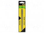 Drill bit | for wood | &Oslash;: 10mm | L: 160mm | HSS | Mounting: 1/4" (E6,3mm)