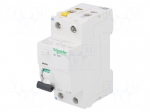 RCD breaker | Inom: 63A | Ires: 30mA | Poles: 2 | 400V | Mounting: DIN