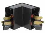 Angle external connector | Colour: black