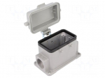 Enclosure: for rectangular connectors | Han | size 10B | with cover