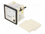 Amperometer | analogue | mounting | on panel | I DC: 0&divide;100A | Class: 1,5