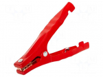 Crocodile clip | 200A | Grip capac: max.38mm | Overall len: 172mm