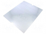 Mounting plate | steel | W: 315mm | L: 383mm | Series: EURONORD