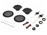 Car loudspeakers set | two-way,tweeter,woofer | 130mm | 100W | 4&Omega;