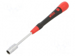 Screwdriver: precision | 6-angles socket | HEX 7mm | PicoFinish&reg;