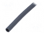 Protective tube | Size: 12 | polyamide 6 | grey | L: 50m | PCL | &Oslash;int: 12mm
