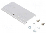 DIN rail mounting bracket | aluminium | 100mm | Rail: TS35