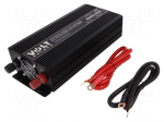 Converter: DC/AC | 1000W | Uout: 230VAC | 10.5&divide;15.5VDC | Ppeak: 2000W