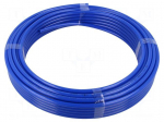 Pneumatic tubing | max.6bar | L: 25m | polyetylene | Flowmatik | blue