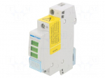 Voltage indicator | 230VAC | IP20 | for DIN rail mounting