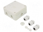 Enclosure: junction box | X: 110mm | Y: 110mm | Z: 51mm | IP67 | B 9/T