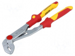 Pliers | insulated,adjustable | 0-50 mm nuts,pipes &Oslash; 2" | steel