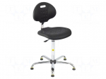 Chair | ESD | Seat dim: 440x465mm | Back dim: 310x420mm | 580&divide;830mm