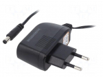 Power supply: switching | mains,plug-in | 5VDC | 1A | 5W | Out: 5,5/2,1