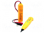 Tester: LAN wiring / conductor detector | LED | 1.3&divide;1.7kHz | RJ12