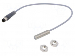 Sensor: inductive | OUT: PNP / NO | 0&divide;4mm | 10&divide;30VDC | M12 | 0.2m | IP67