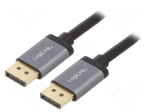 Cable | DisplayPort plug,both sides | DisplayPort 1.2 | 3m | black