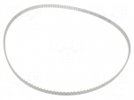 Timing belt | T5 | W: 8mm | H: 2.2mm | Lw: 690mm | Tooth height: 1.2mm
