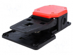Switch: foot | Stabl.pos: 1 | SPST-NO + SPST-NC | 6A/250VAC | IP53