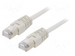 Patch cord | F/UTP | Cat: 5e | RJ45 plug,both sides | stranded | CCA
