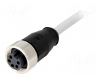 Connector: 7/8" | plug | 1.5m | female | PIN: 5 | straight | with lead | PVC