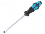 Screwdriver: standard | assisted with a key | slot | 7x1.2mm