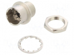 Connector: circular | push-pull | socket | PIN: 6 | 2A | HR10 | soldering