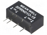 Converter: DC/DC | 1W | Uin: 45.6&divide;52.8VDC | Uout: 15VDC | Iout: 0&divide;67mA