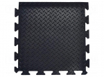 Anti fatigue mat | Width: 0.5m | L: 0.5m | foam,PVC | black | Thk: 14mm